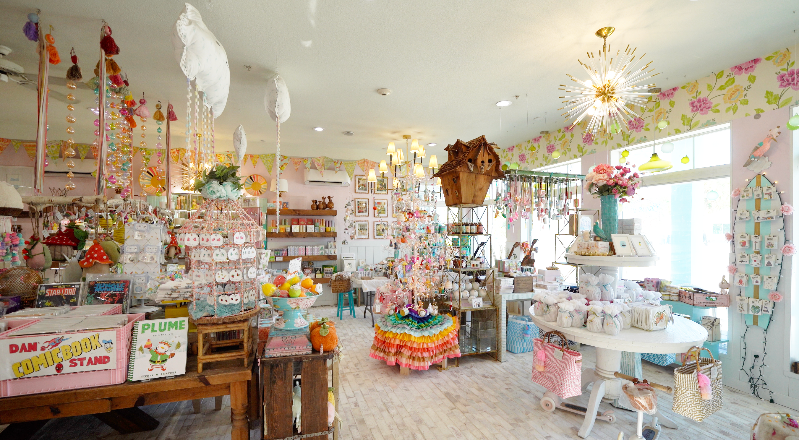 Family Adventures: Memories Made on the Gulf the bright and colorful shop interior of Shiny Fish Emporium