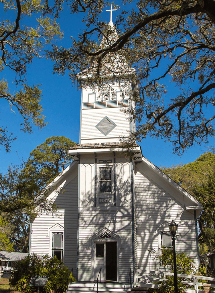 Hike Along the Bradenton Area's History Trail 1887 church at manatee village historical park